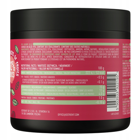 Fruit gel 500g cherry - Cherry Jelly Frużelina OstroVit