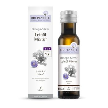 OMEGA SILVER - MIESZANKA Z OLEJEM LNIANYM  BIO 100 ml - BIO PLANETE