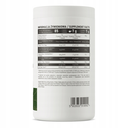 OstroVit Vital Fiber VEGE 600 g FIBER PSYLLIUM PASSYLLIUM OVA