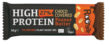 BATON PROTEINOWY Z ORZESZKAMI ZIEMNYMI W POLEWIE BEZGLUTENOWY BIO 40g