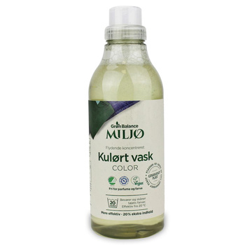PŁYN DO PRANIA KOLOROWYCH UBRAŃ (KONCENTRAT) ECO 900 ml (20 PRAŃ)