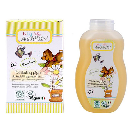 SZAMPON I PŁYN DO KĄPIELI 2w1 PROTEINY RYŻU I EKSTRAKT Z HIBISKUSA 400ml 