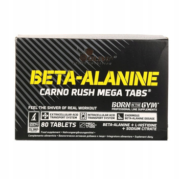 Olimp Beta-Alanine Carno Rush Mega Tabs - 80 Tablets