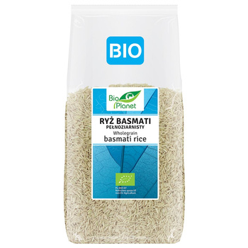 RYŻ BASMATI PEŁNOZIARNISTY BIO 500 g - BIO PLANET