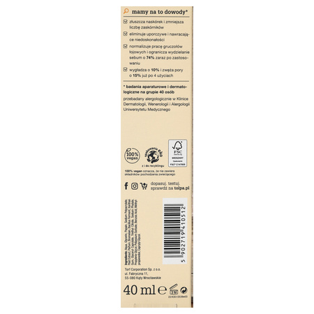 Peeling do twarzy Złuszczające Tołpa 40 ml
