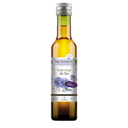 OLEJ LNIANY TŁOCZONY NA ZIMNO BIO 250 ml - BIO PLANETE