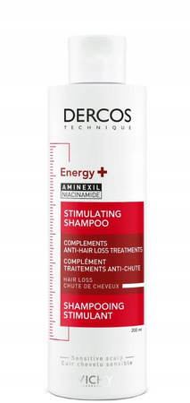 Vichy Dercos strengthening shampoo 200 ml, hair growth stimulation