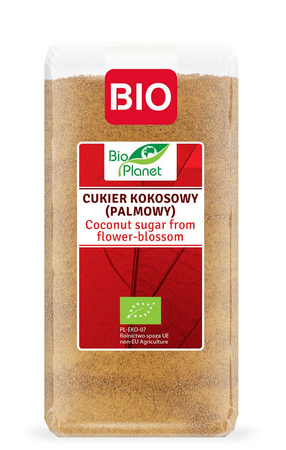 CUKIER KOKOSOWY BIO 300 g - BIO PLANET