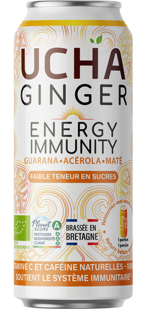 NAPÓJ Z YERBA MATE I GUARANĄ FAIR FOR LIFE BIO 330 ml - UCHA