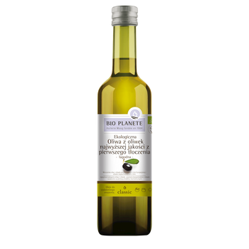 OLIWA Z OLIWEK EXTRA VIRGIN ŁAGODNA BIO 500 ml - BIO PLANETE