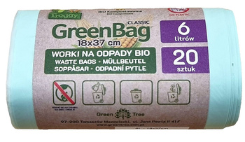 WORKI NA ODPADY BIO I ZMIESZANE (KOMPOSTOWALNE I BIODEGRADOWALNE) 6L 2 szt
