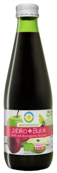 SOK JABŁKOWO - BURACZKOWY NFC BEZGLUTENOWY BIO 300 ml - BIOFOOD