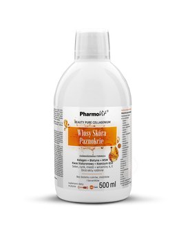SUPLEMENT DIETY NA WŁOSY, SKÓRĘ I PAZNOKCIE W PŁYNIE 500 ml PHARMOVIT