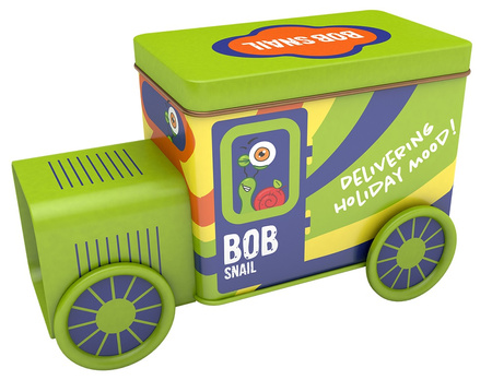LOKOMOTYWA: PRZEKĄSKI I GALARETKI OWOCOWE Z ZABAWKĄ I NAKLEJKĄ BEZGLUTENOWE 108 g - BOB SNAIL (PRODUKT SEZONOWY)
