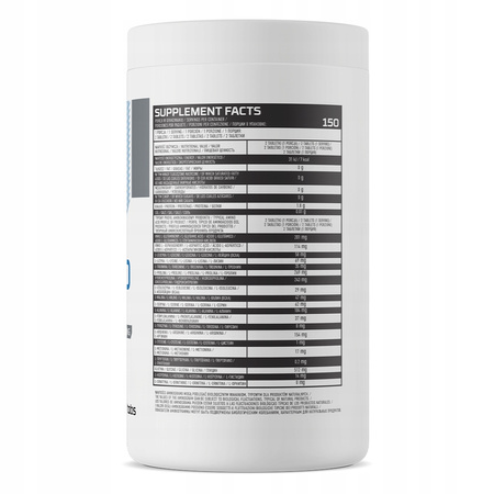 Tablets, multi-ingredient product Beef Amino 2000 OstroVit 309 g natural