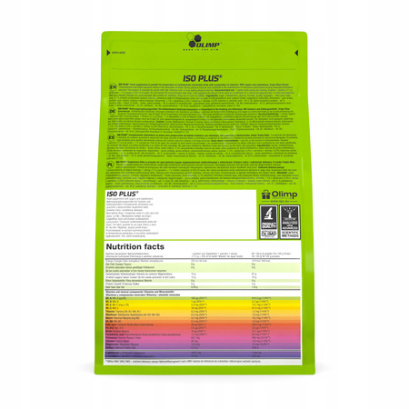 OLIMP ISO PLUS 1505g TROPICAL EFFICIENT 86 SERVINGS