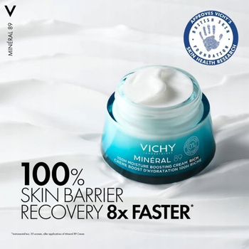 Vichy Minéral 89 100H rich cream for dry skin 100 hours of hydration