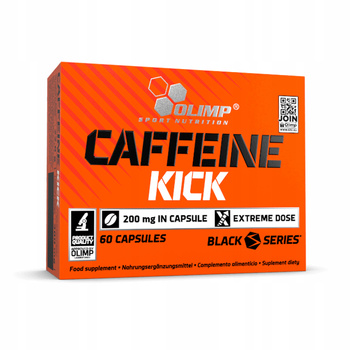 Olimp Caffeine Kick 60caps 200mg CAFFEINE!