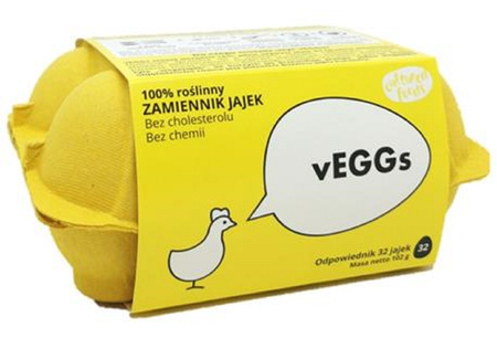 ROŚLINNY ZAMIENNIK 32 JAJ DO PIECZENIA ORAZ JAKO ZAMIENNIK ŻÓŁTKA 102g