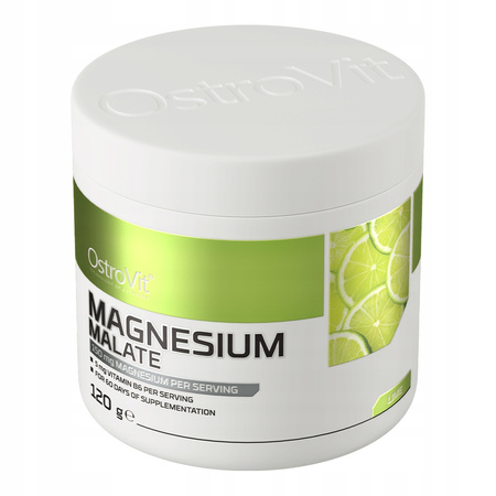 OstroVit Magnesium Malate 120 g MAGNESIUM 150 mg + VITAMIN B6