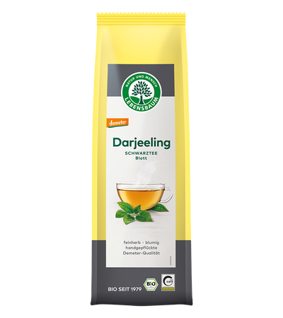 HERBATA CZARNA LIŚCIASTA DARJEELING DEMETER BIO 75 g - LEBENSBAUM