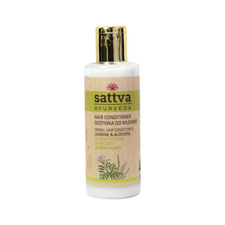 ODŻYWKA DO WŁOSÓW JAŚMIN I ALOES 210 ml - SATTVA (AYURVEDA)