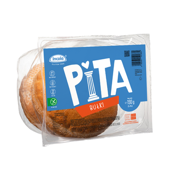 BUŁKI PITA BEZGLUTENOWE (2 szt.) 190 g - INCOLA