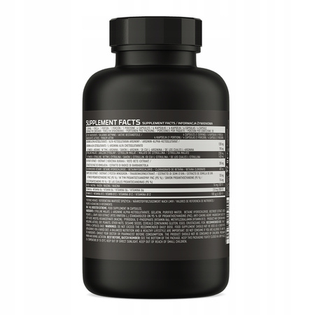 OstroVit NO Booster Extreme 80 caps CITRULLINE AAKG BETAINE NIACIN VIT B6