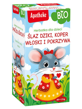 HERBATKA DLA DZIECI - ŚLAZ DZIKI, KOPER WŁOSKI I POKRZYWA BIO(20x1,5g)30g