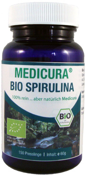 SPIRULINA BIO (400 mg) 150 TABLETEK - MEDICURA