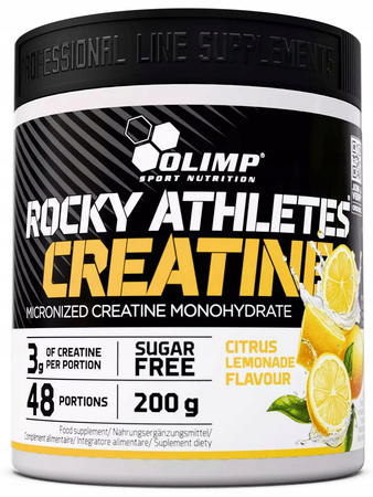 Olimp Rocky Athletes Creatine 200g Citrus Lemonade Creatine Monohydrate