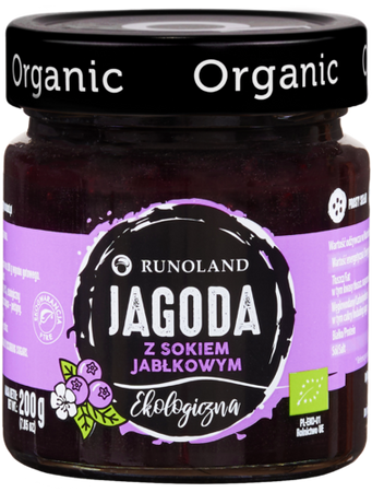 SŁODKA PRZEKĄSKA JAGODA BIO 200 g - RUNOLAND