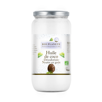 OLEJ KOKOSOWY BEZWONNY BIO 950 ml - BIO PLANETE