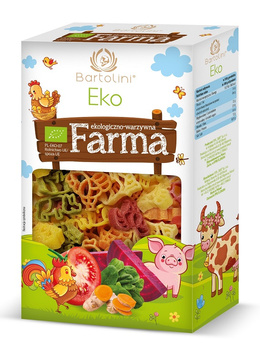 MAKARON (SEMOLINOWY Z SUSZONYMI WARZYWAMI) DLA DZIECI FARMA BIO 250 g