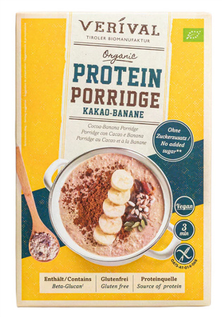 OWSIANKA KAKAO I BANANEM BEZ DODATKU CUKRÓW BEZGLUTENOWA BIO 350 g