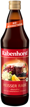 GRZANIEC BEZALKOHOLOWY JABŁKO - CZARNY BEZ - MIÓD BIO 750ml RABENHORST
