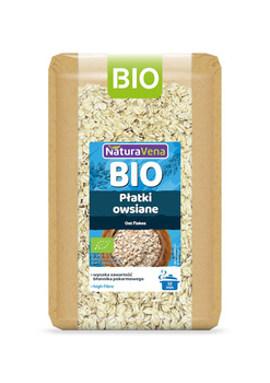 PŁATKI OWSIANE BIO 600 g - NATURAVENA