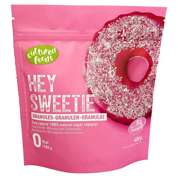 ZAMIENNIK CUKRU W GRANULKACH "HEY SWEETIE BEZGLUTENOWY 400g CULTURED FOODS