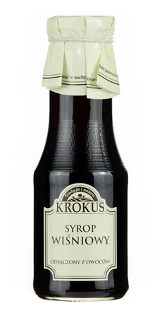 SYROP WIŚNIOWY BEZGLUTENOWY 355 g (280 ml) - KROKUS