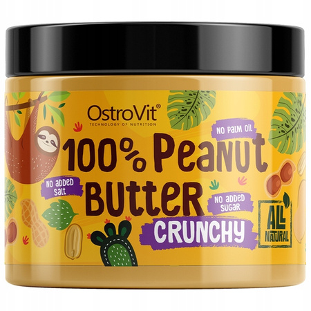 Peanut Butter OstroVit 100% Peanut Butter Peanut Cream 500 g