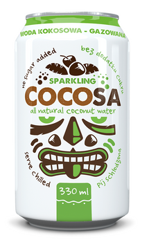 WODA KOKOSOWA GAZOWANA 330 ml - DIET-FOOD (COCOSA)