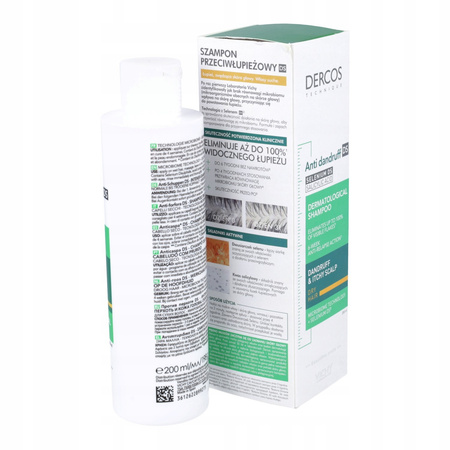Vichy Dercos 200 ml anti-dandruff shampoo for oily hair