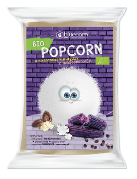 POPCORN Z NIEBIESKIEJ KUKURYDZY Z SHEA I SOLĄ 100g