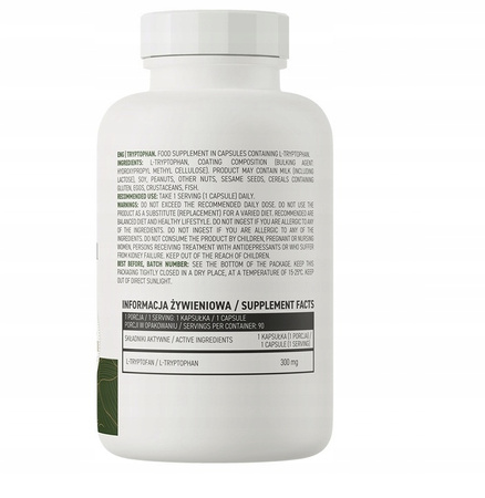 Dietary supplement OstroVit Tryptophan 90 capsules