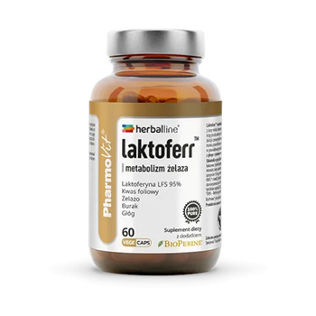 KAPSUŁKI NA METABOLIZM ŻELAZA  BEZGLUTENOWE 60szt. - PHARMOVIT (HERBALLINE)