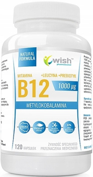 Dietary supplement Wish Pharmaceutical Vitamin B12 capsules 120 pcs.