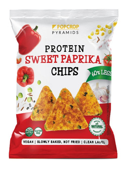 CHRUPKI PIRAMIDKI PROTEINOWE O SMAKU SŁODKIEJ PAPRYKI BEZGLUTENOWE 60 g