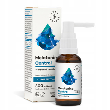 Suplement diety Aura Herbals Melatonina Control + Melisa aerozol 1 szt.