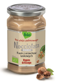 KREM Z ORZECHÓW LASKOWYCH BIAŁY BEZGLUTENOWY BIO 250 g -