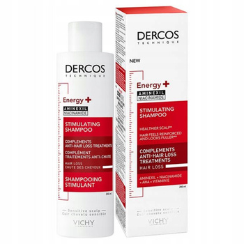 Vichy Dercos strengthening shampoo 200 ml, hair growth stimulation